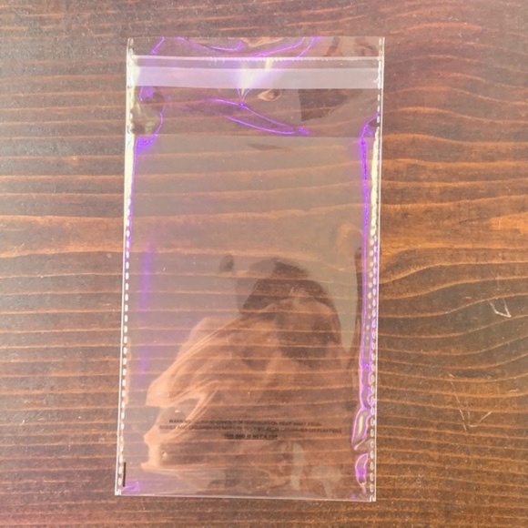 Clear 100% Recycled Self-Seal Poly Bags (4" x 6") - 100 Pack - Picture 2 of 2